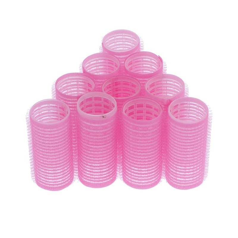 Rouleaux De Cheveux Auto-agrippants Curling Curls Waves Cling Stick Styling Tool 10pcs 28mm