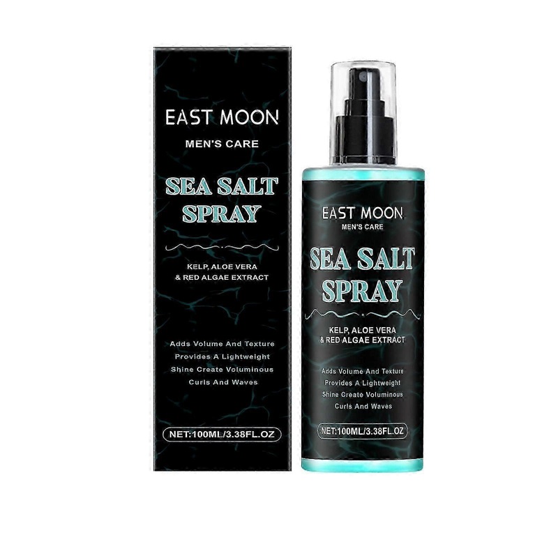 Sea Salt Spray for Hair, Seasalt Texture Spray for Men, Texturizing Spray Thickening with Kelp, Aloe Vera & Red Algae, Adds Instant Volume, Thickness