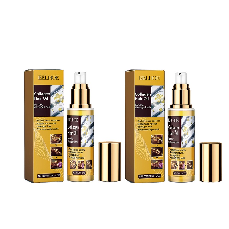 Strong Hair Hair Serum Oil with Collagen Improving Hair Elasticity Shine Oil Hair Care Accessories