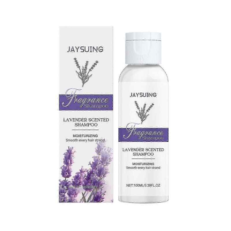 Jaysuing women’s fragrance shampoo, lavender fragrance, moisturizing scalp, smooth and fluffy hair, fragrant shampoo