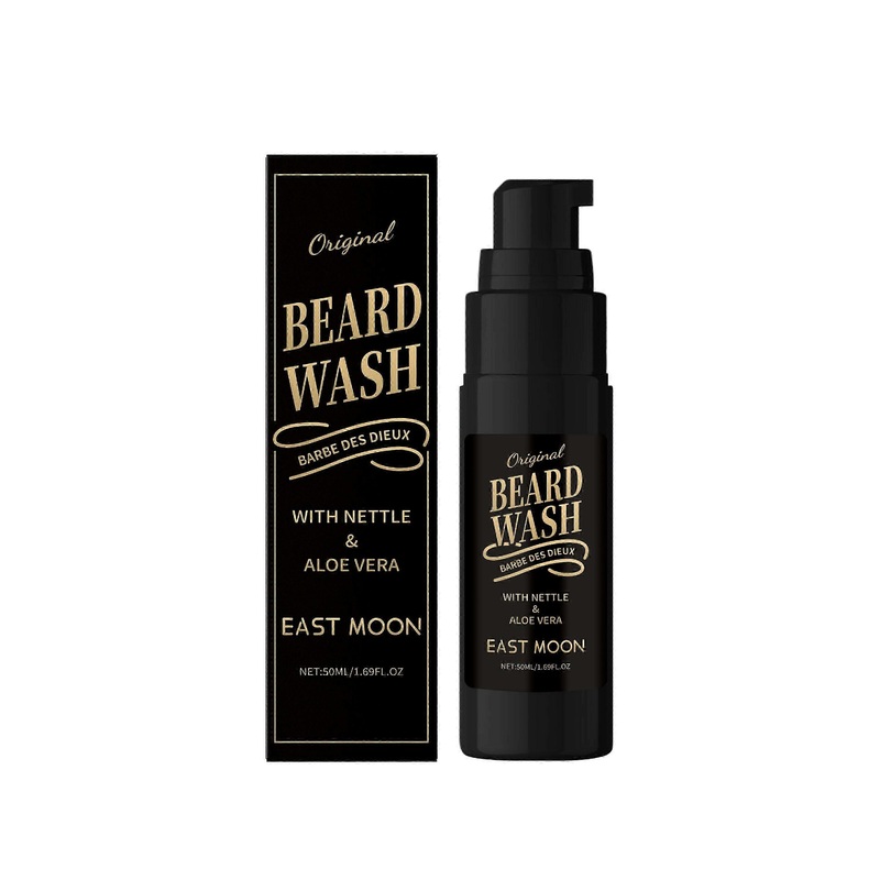 Men’s aftershave shampoo, moisturizing, soft and nourishing, cleansing, oil-controlled, refreshing beard care