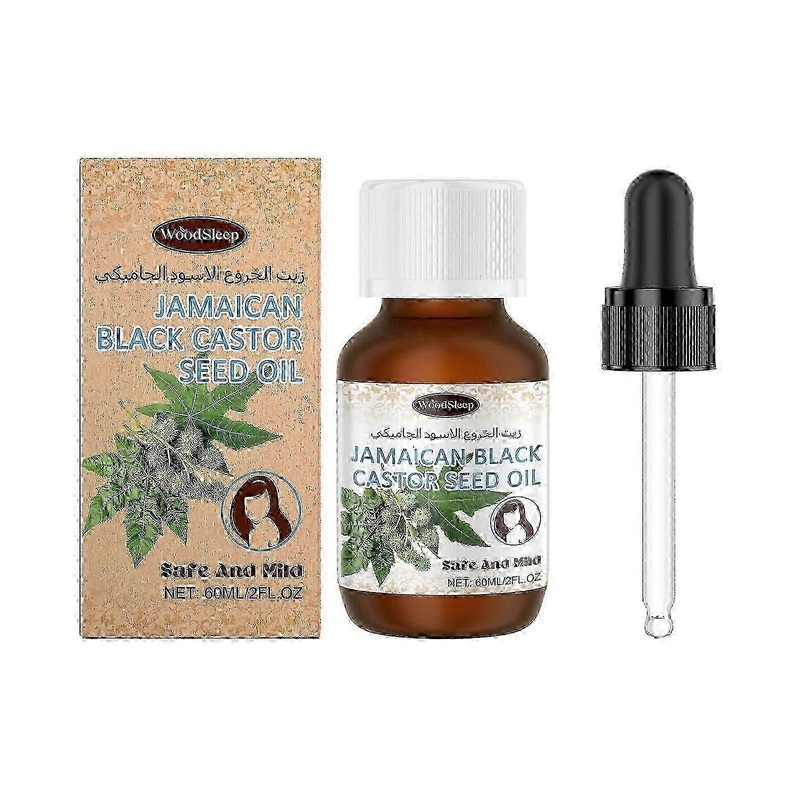 WoodSleep black castor hair care oil nourishing hair scalp smoothing repair perm and dyeing essence hair care oil