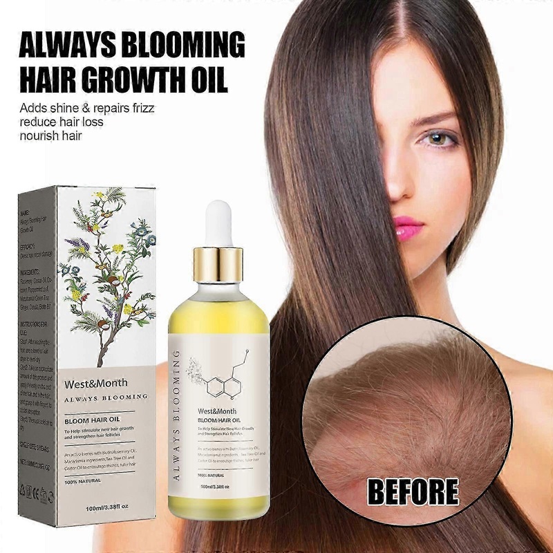West&Montr Hair Moisturizing and Thickening Essential Oil for Repairing Damaged Hair, Drying and Fury Care