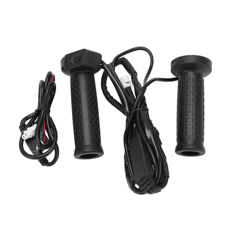 22mm ATV Electric Heating Handle 5 Gears Temperature Control Universal Motorcycle Heated Grips 12V E2U611