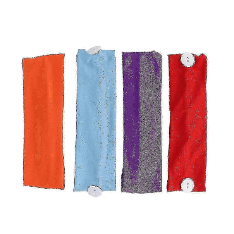 4pcs Women Headband Elastic Breathable Sweat Wicking Yoga Hair Band for Sports Make Up