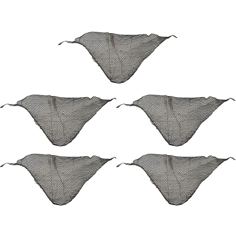 5Pcs Triangle Hairnet High Elasticity Breathable Mesh Holes Good Curls Adjustable Hair Styling Multipurpose Women Sleeping Crochet Hair Net Hair Salon