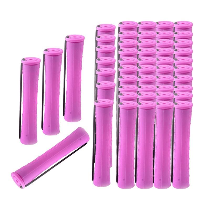 Curl Cold Wave Perm Rods Curling Hair Curly Wavy Rod Set Women Girls 50Pcs 1.5cm