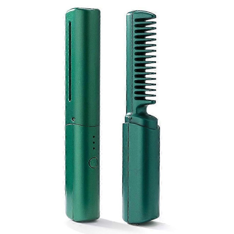 Mini USB Rechargeable Hair Straightener – Portable & Professional (Green)