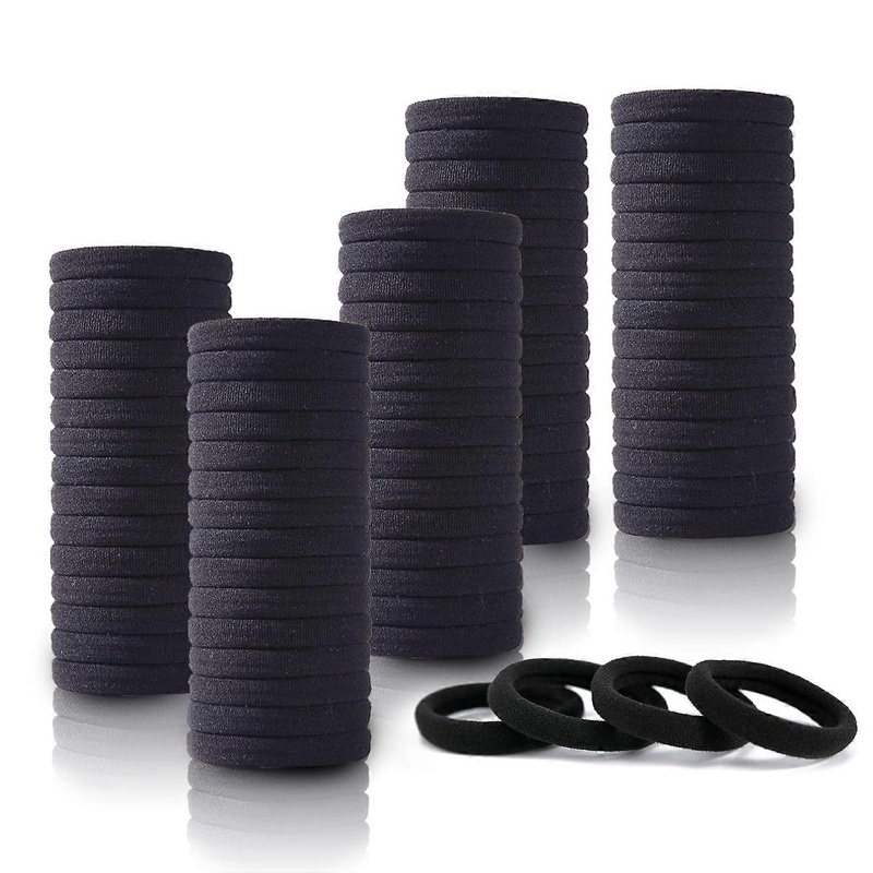 No Damage Hair Elastic Band Design For Women Girls, Seamless Design Soft Cotton Hair Ties, High Elastic Thick Material All-Age Accessory Versatile