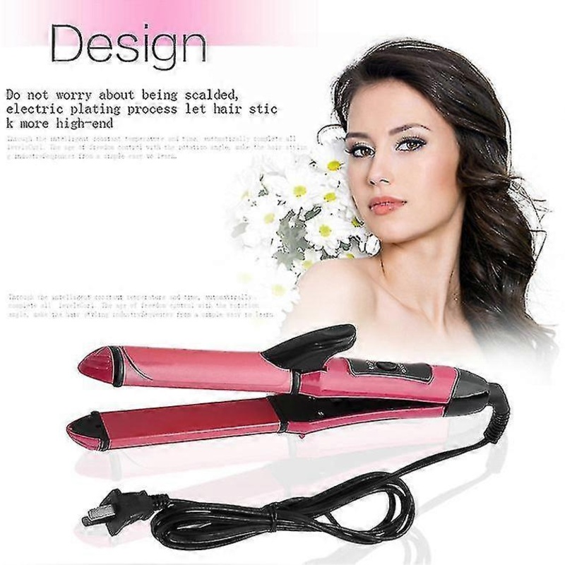 Professional automatic wet and dry 2 in 1 hair straightener
