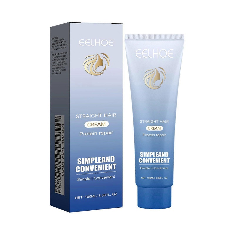 Protein straightening cream nourishes hair, softens hair, scalp care, and