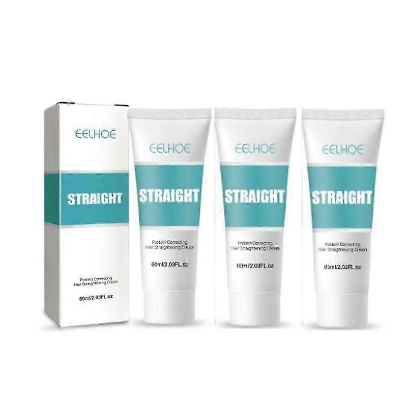 1-3pcs Protein Correcting Straightening Hair Cream Straight Hair Cream Smooth Nourishing Fast