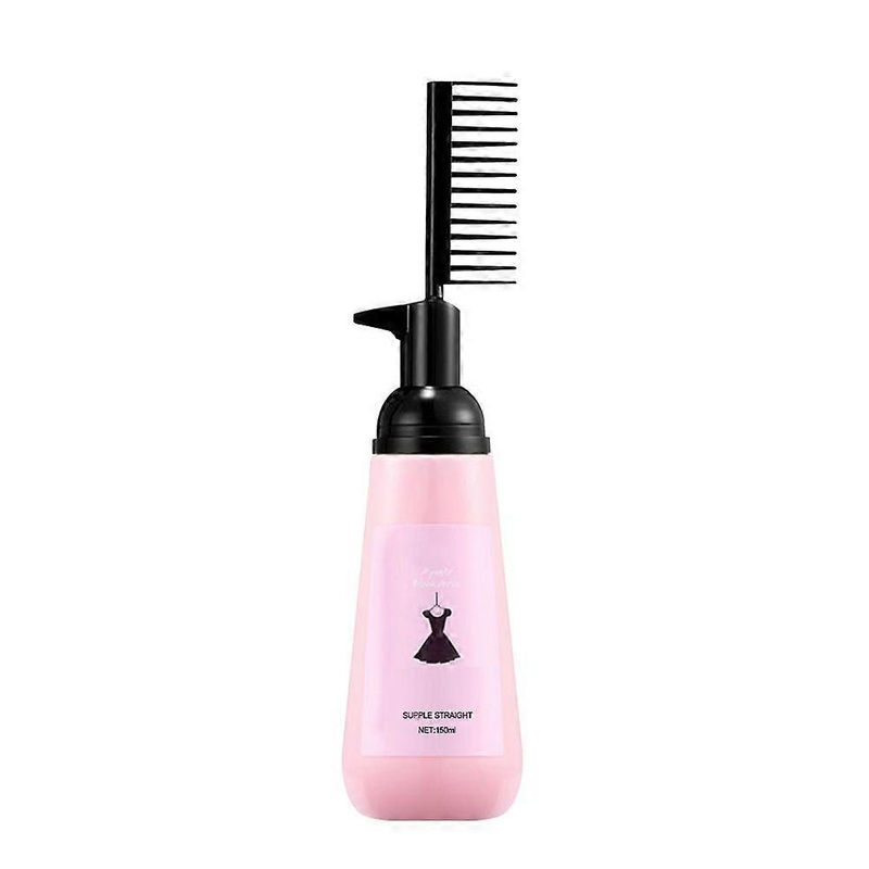 150ml Hair Straightening Cream Brush Professional 2 in 1 Hair Styling Comb