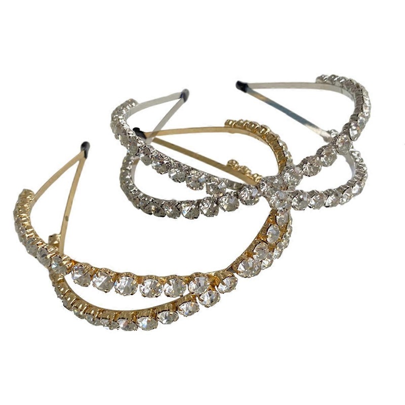 1pcs cut-out cross vintage alloy rhinestone headband Decorative hair headband