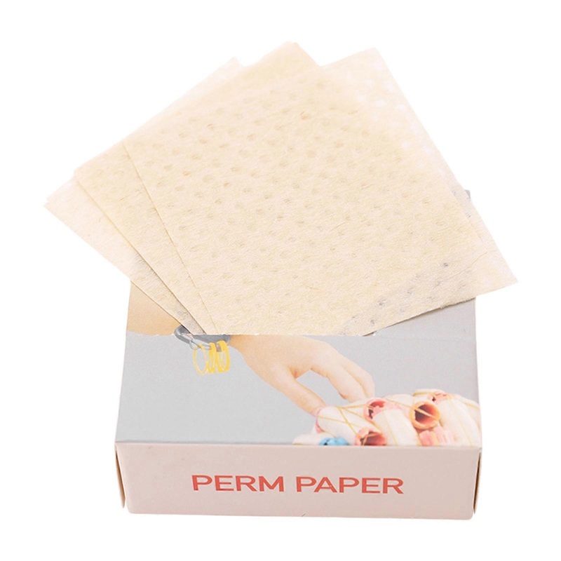 200Pcs Disposable Salon Perm Paper,Size 4.33x 2.52inch, Perm End Paper Salon Hair Styling Tool Professional Perm Paper