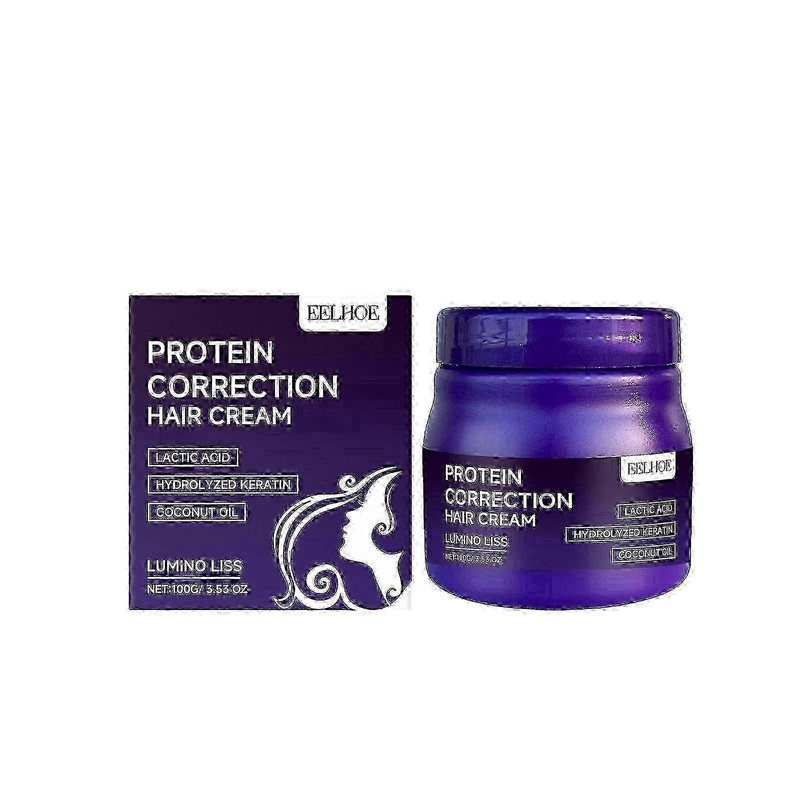 2025 Lumino Liss Straightening Cream, Protein Correction Hair Cream, Nourish Protein Straightening Cream Cocount Oil, Smooth Straightening For Hair Wi