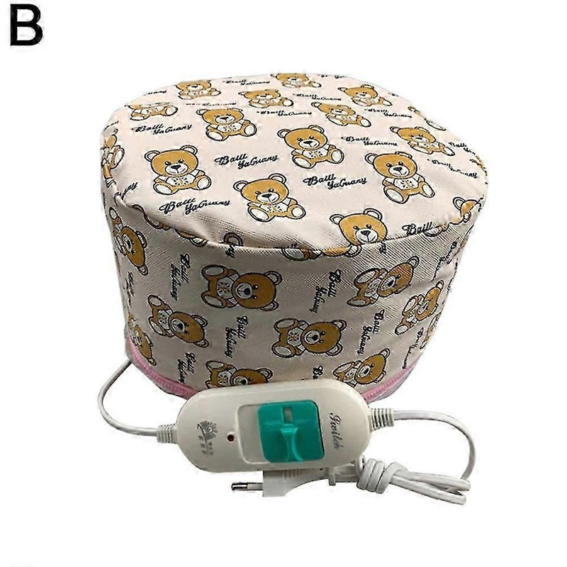 Adjustable Thermal Electric Heating Cap for Salon-Style SPA Steamer Treatments