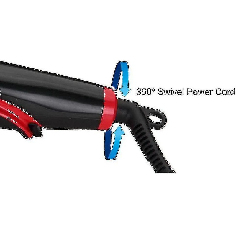 Hair Curler, Hair Straightener, Multi-segment Led Display To Ensure A Fast Dual-use Ironing Board(red)