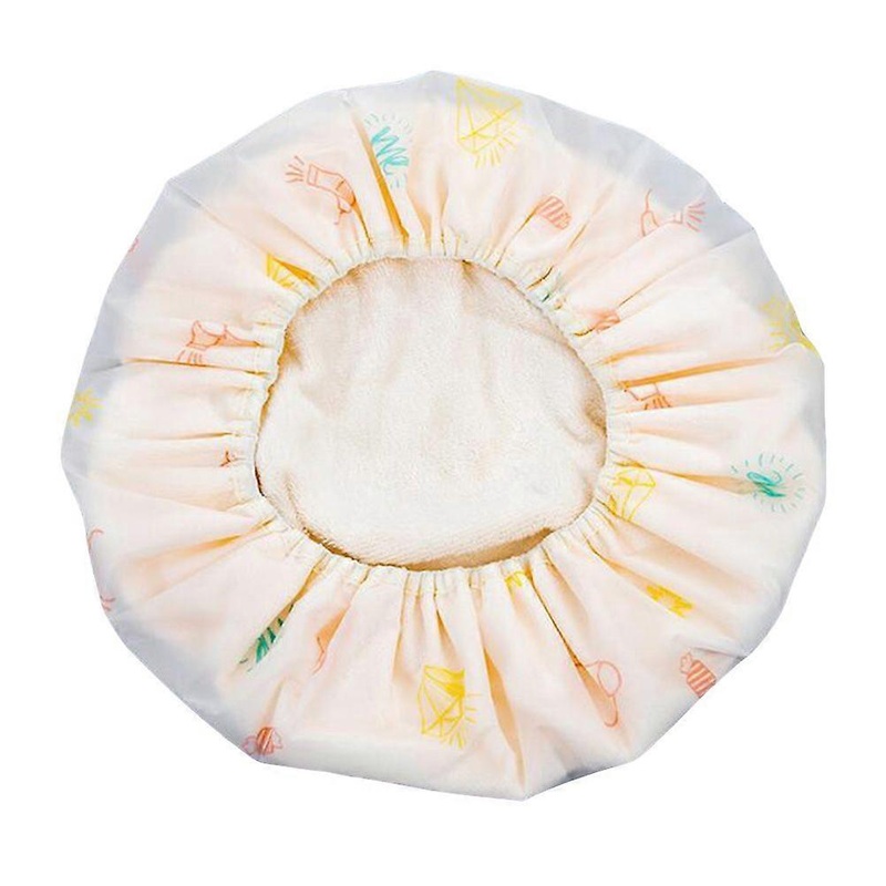 Supple Shower Quick Dry Hat Double-tier Dry Hair Hat Home Hair Drying Towel