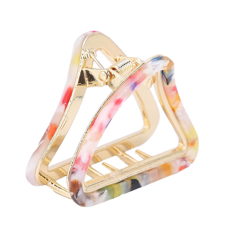Triangular Hollow Hair Claw Clips Women Girls Simple Elegant Decorative Hair Clips