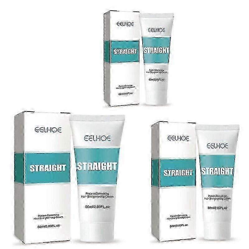1-3pcs  Protein Correcting Hair Straightening Cream Smooth Straight H