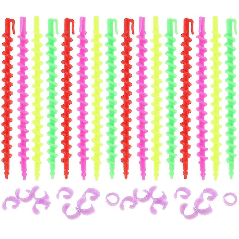 2025 26pcs Spiral Hair Perm Rods Barber Hairdressing Styling Curling Perm Rods