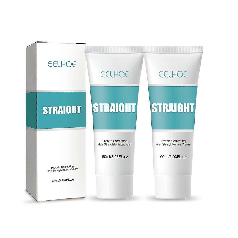 – 2pack Protein Hair Straightening Cream, New Protein Correcting Hair Straightening Cream, Silk & Gloss Hair Straig