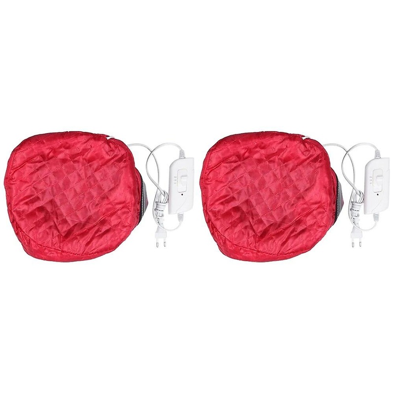 2X Hair Mask Heating Temperature Thermal Control AC100-240V All Types Electric Hair Steamer EU Plug~26894
