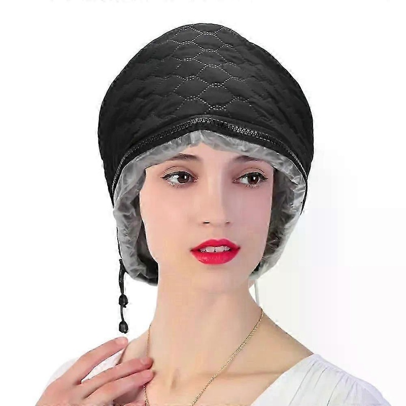 Adjustable Heating Cap Deep Conditioning Hair Dyeing Heating Cap Electric Hair Styling Steamer Hat Thermal Heated Hair Spazz3