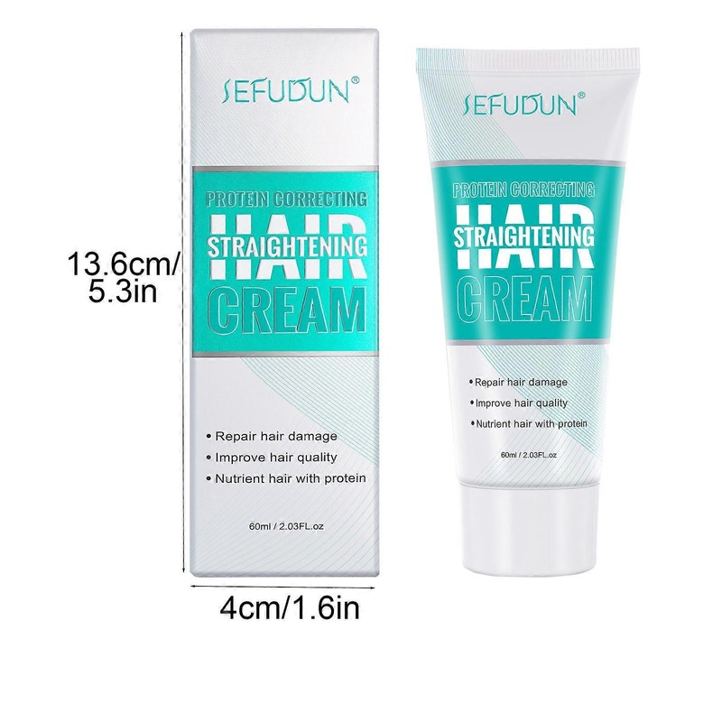 Hair Straightening Cream Natural Smooth Without Hurting Hair For All Hair Types PU1644