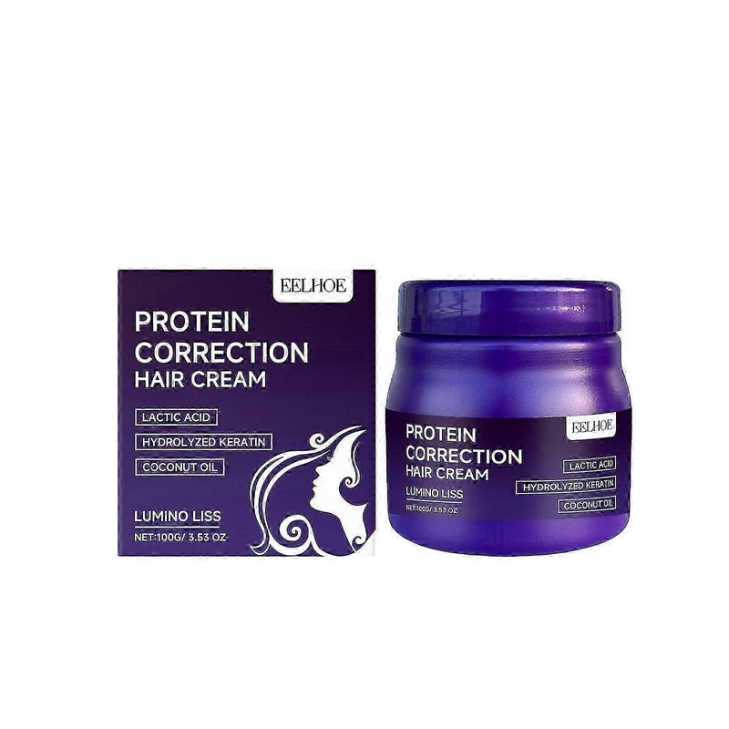 protein hair straightening cream, moisturizing nourishing anti-dryness, soft smooth hair maintenance and repair without stretching
