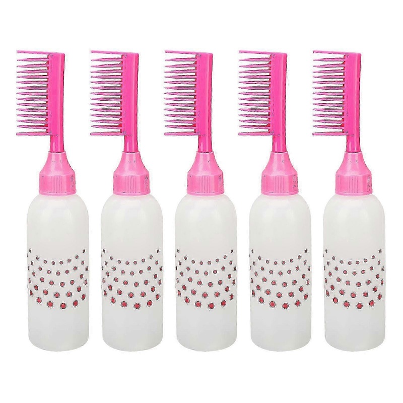 Salon-Grade Hair Dye Kit, Root Comb Applicator Bottle for Smooth Surface, Fine Workmanship Non-Stick Applicator with Convenient Application for Home