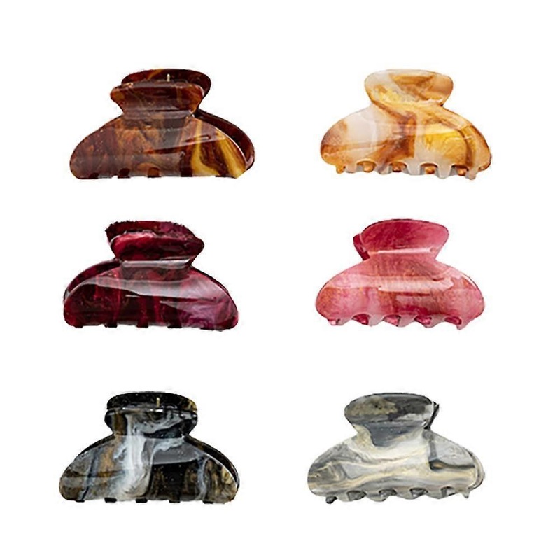 Stylish Tortoise Print Claw Hair Jaw Clips, Celluloid Hair Clamps with Non-Slip Grip, Elegant Durable Hair Accessories for Quick and Easy Styling,