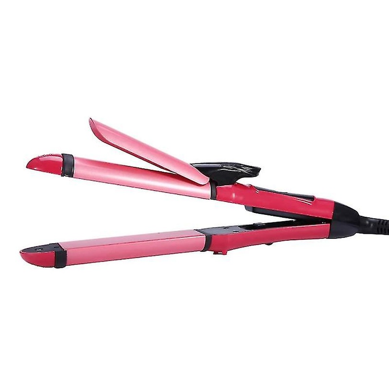 Three In One Ceramic Hair Straightener, Suitable For Home And Beauty Salon(red)