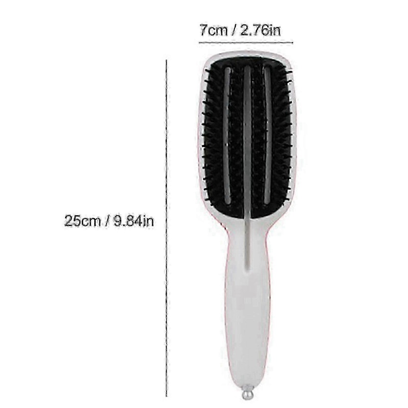Vintage Style Hairbrush, Teasing And Styling Made Easy, Ergonomic Handle, Ideal For Salon Grade Results At Home, Stain Resistant And Lightweight