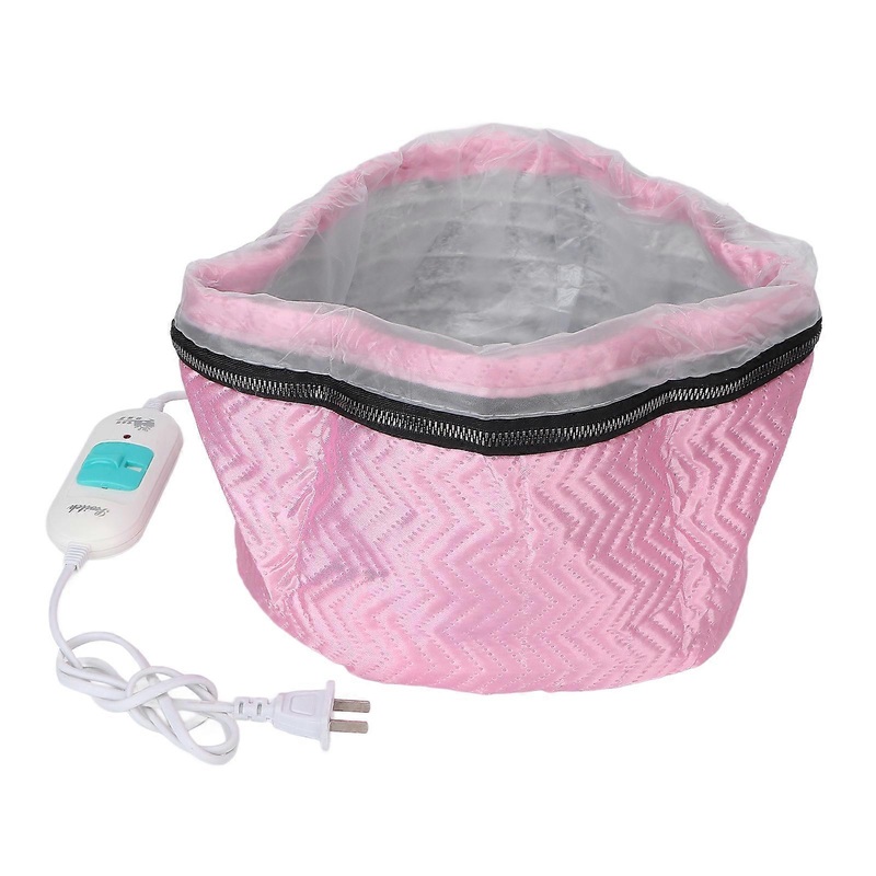 Bonnet de traitement thermique pour cheveux, bonnet chauffant lectrique  temprature rglable pour un conditionnement en profondeur