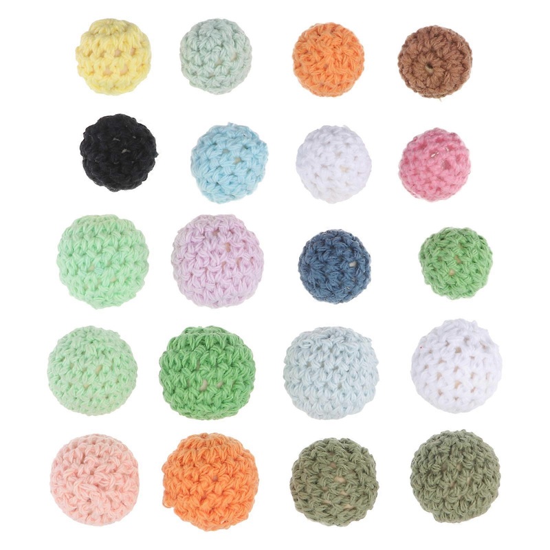 Durable Cotton Thread Beads, Versatile for Making Earrings Necklaces and More