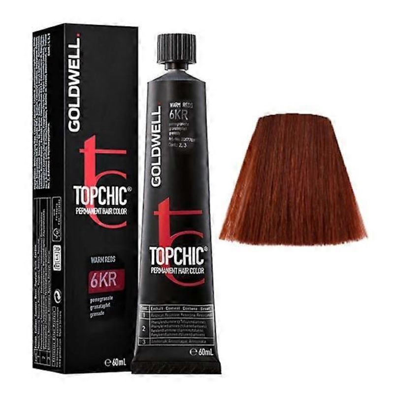 Hair Color – Goldwell – Topchic – Tube 60ml – 6KR – Red – Crme 6KR
