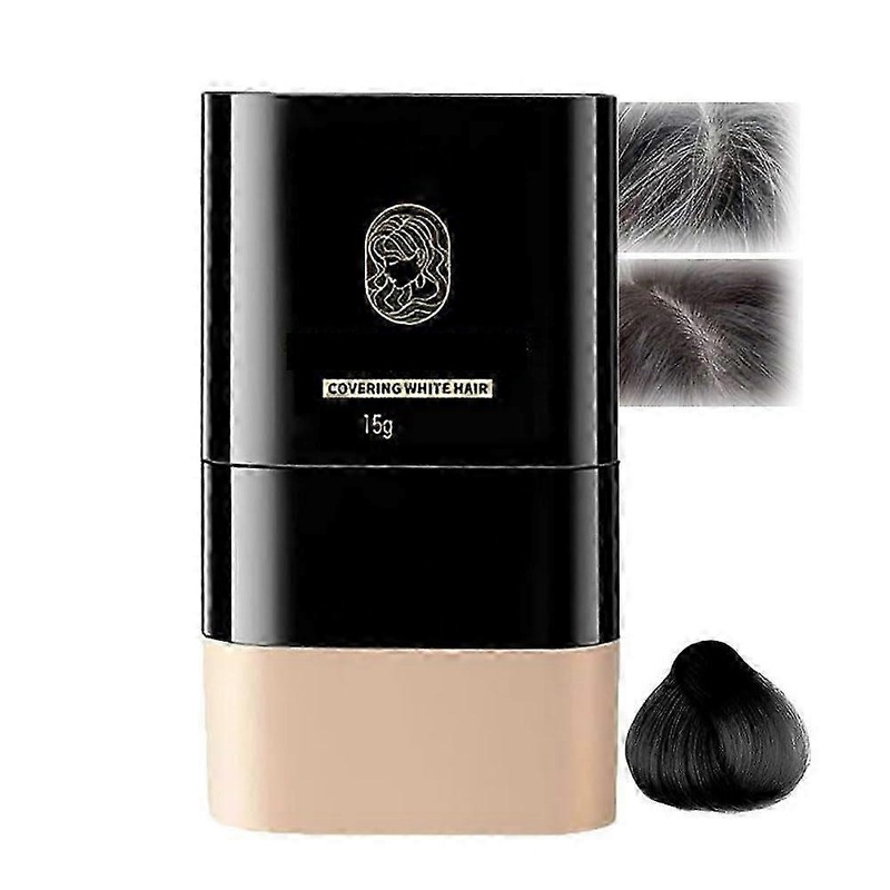 Instant Hair Color Stick, Waterproof and Sweatproof Hair Dye Stick With Comb, Cover Gray Hair Color Sticks for Men Women