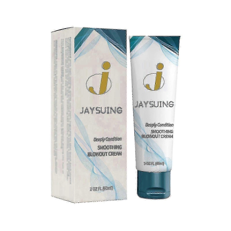 Jaysuing straight hair cream smoothing manic repair damaged hair straightening free smooth beautiful hair correction cream -3364427317996