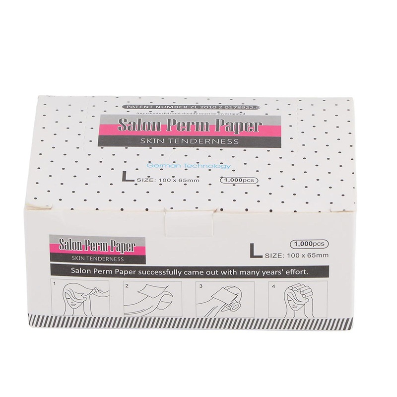 Papier permanent ultra fin pour salon de coiffure, en maille respirante
