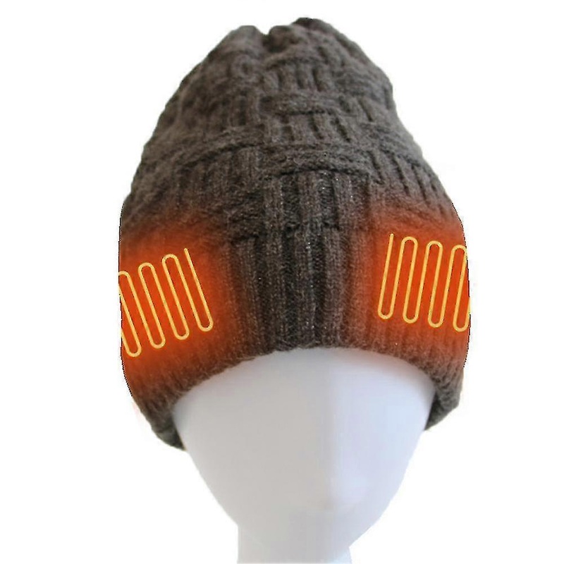 Winter Electric Heating Cap Men And Women Usb Heating Cap Outdoor Sports Warm Cap Cycling Hiking Windproof Ski Cap