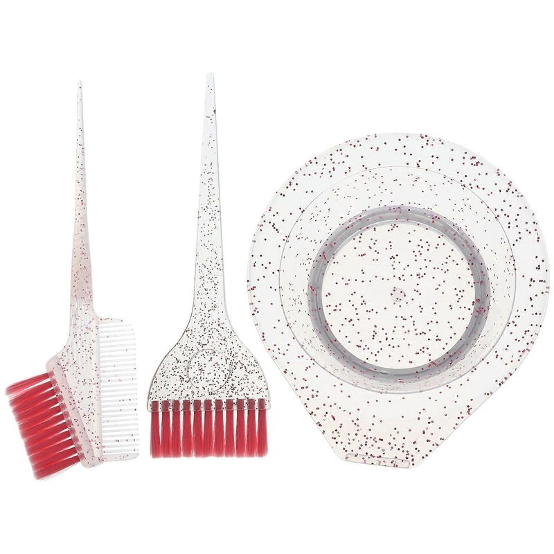 1 Set Hair Dye Brush Coloring Bowl Mixing Tool for Salon