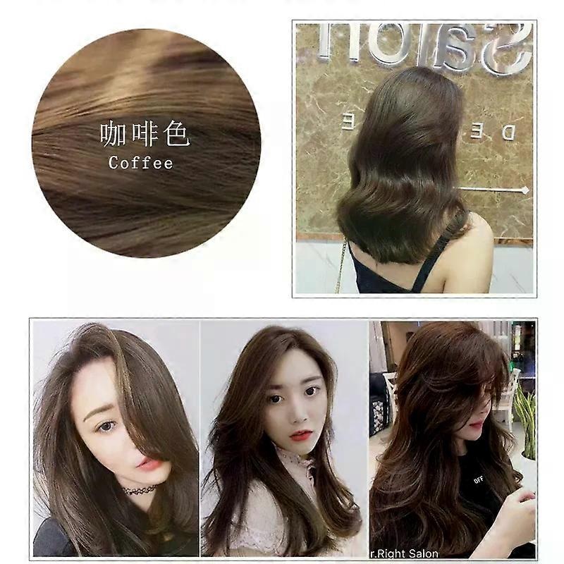 500ml 3 In 1 Hair Color Shampoo Black Hair Dye Covering White Hair Shampoo Black Plant Hair Dye Fast Hair Dye Cream Styling DIYglue glue