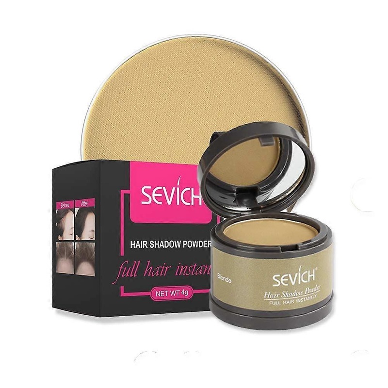 Instant Hair Shadow – Hairline Powder, Quick Cover Grey Hair Root Concealer with Puff Touch, 4 g