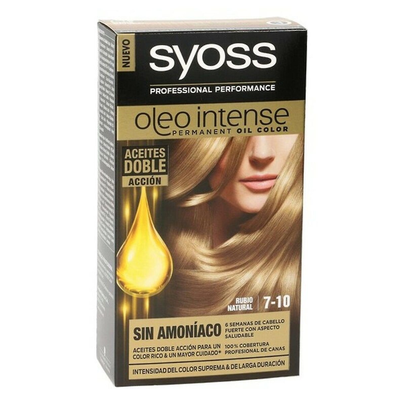 Permanent Dye   Syoss Olio Intense Ammonia-free N 7,10 Blonde Natural