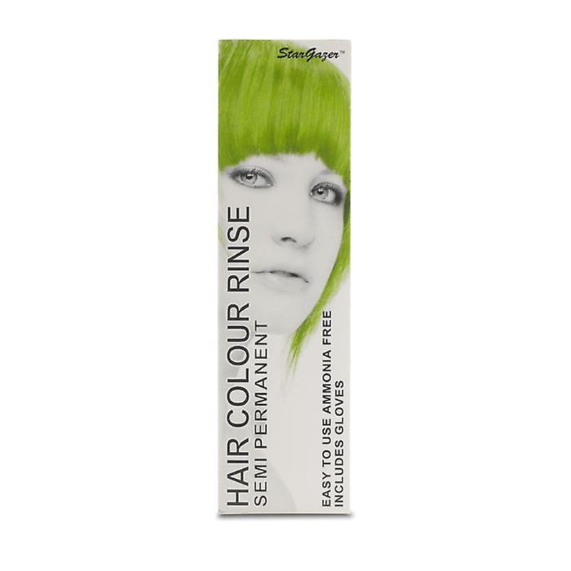 Stargazer Semi Permanent Hair Dye Colour Rinse 70ml – 1 2 & 4 Packs Available-1 -African Green