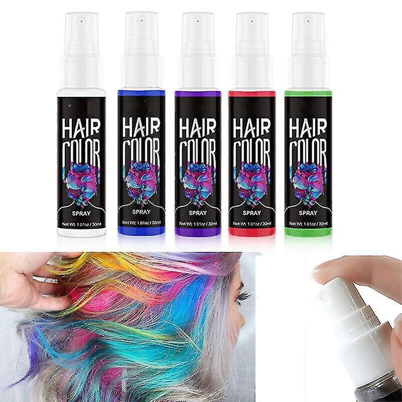 Temporary Hair Colour Spray Wash Out Party Fancy Dress Assorted Colors Dye Yo
