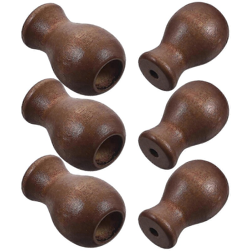 Window Blind Tassels – 6 Piece Decorative Wooden Accessories for Home Styling and Window Dressing