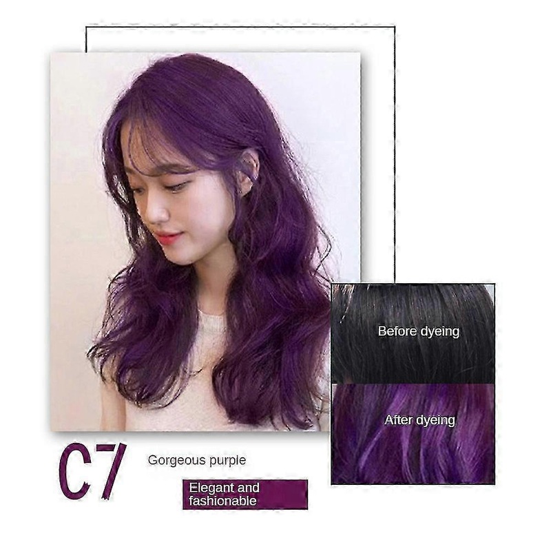 2025 500ML Permanent Hair Dye Instant Fast Hair Dye Color Shampoo Coconut DYE